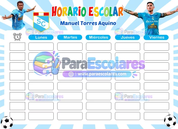 Sporting Cristal Horario Escolar